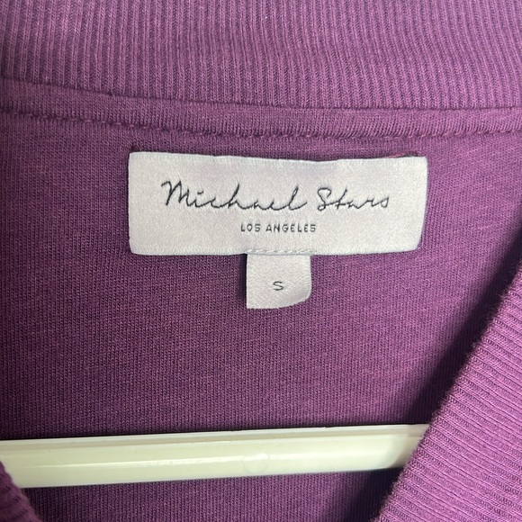 🔴 Michael Stars Cash Satin Bomber Jacket - Picture 5 of 8